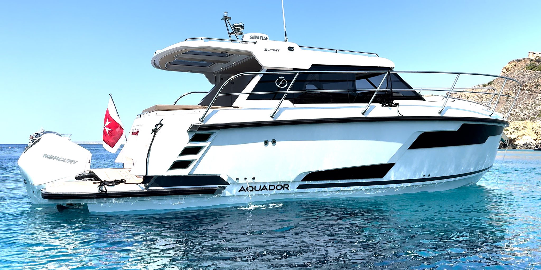 Meet OOKSEA – The Aquador 300 HT, Now at Busuttil Marine